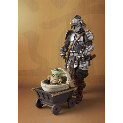 Figura Ronin Mandalorian Beskar Armor Grogu Star Wars 18cm