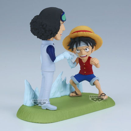 Figura Monkey D Luffy vs Kuzan World Collectable Figure Log Stories One Piece 9cm