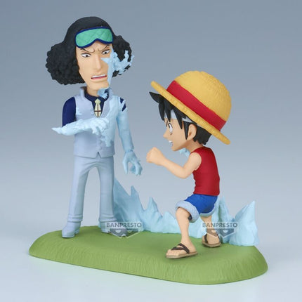 Figura Monkey D Luffy vs Kuzan World Collectable Figure Log Stories One Piece 9cm