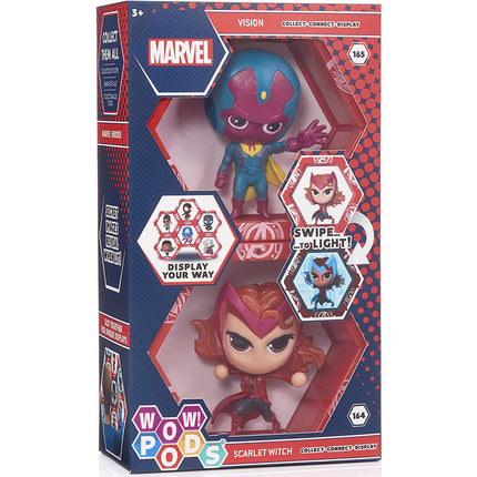 Set Figuras led WOW POD Vision Scarlet Marvel