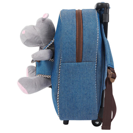 Trolley Peluche Hipopotamo Holly 38cm
