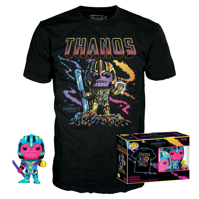Set figura POP Tee Marvel Infinity Saga Thanos Exclusive