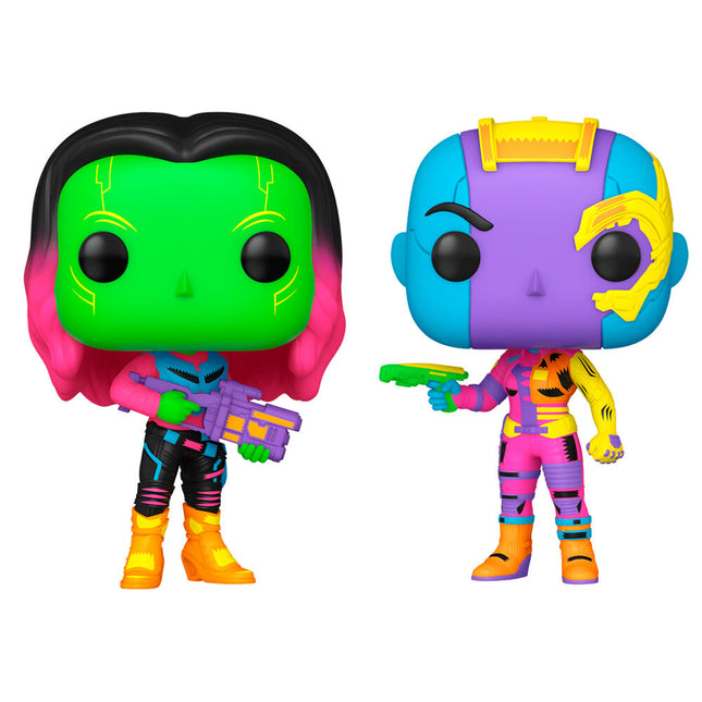 Blister 2 figuras POP Marvel Guardianes de la Galaxia Gamora Nebula Exclusive