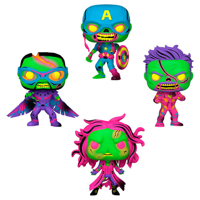 Blister 4 figuras POP Marvel What If Exclusive