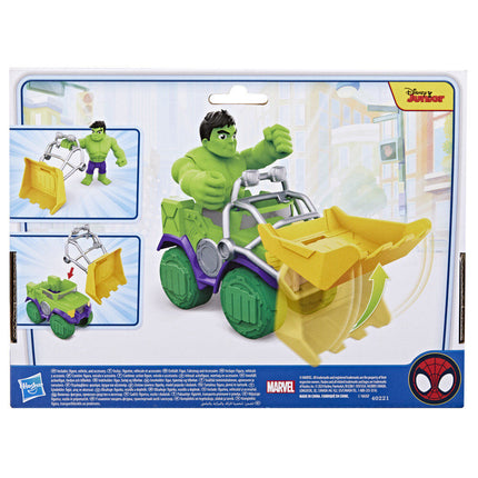 Set Camion demoledor figura Hulk Spidey and His Amazing Friends Marvel