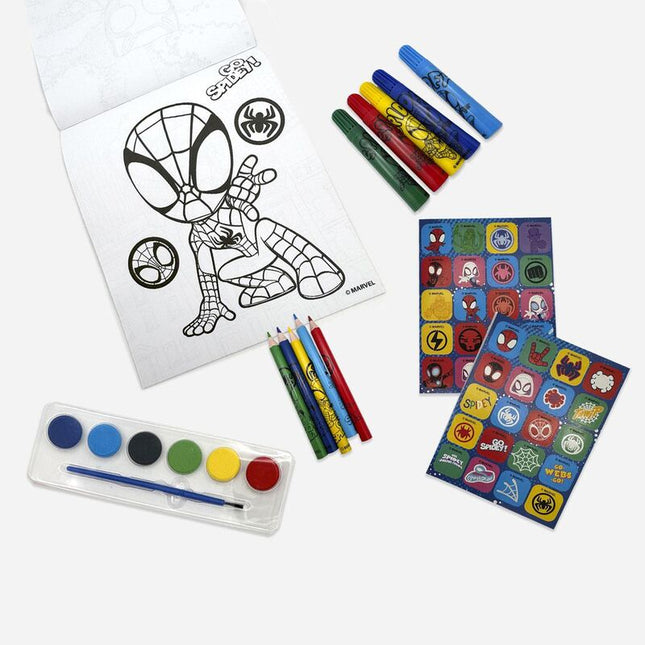 Set papeleria mochila Spidey Marvel