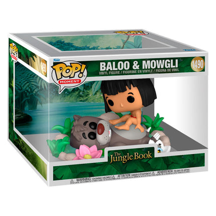 Figura POP Moment Disney El Libro de la Selva Baloo Mowgli