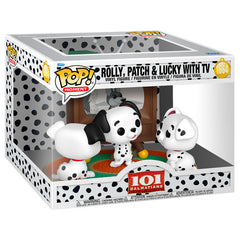 Figura POP Moment Disney 101 Dalmatas Rolly Patch Lucky with TV