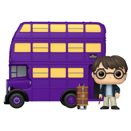 Figura POP Rides Super Deluxe Harry Potter Harry Potter with Knight Bus
