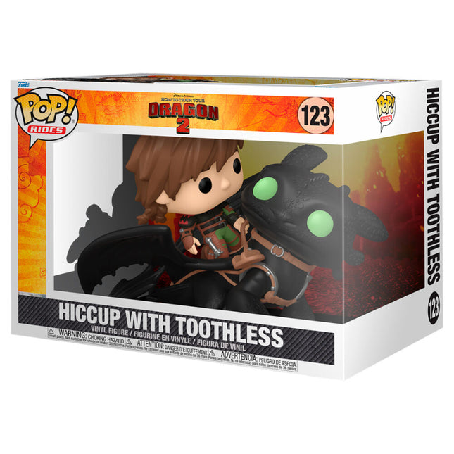 Figura POP Rides Deluxe Como Entrenar a tu Dragon 2 Hiccup with Toothless