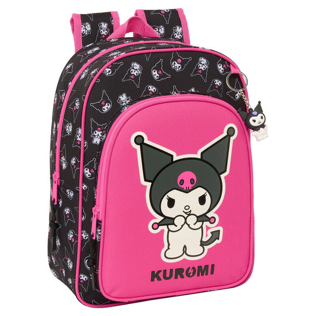 Mochila Kuromi Hello Kitty adaptable 34cm