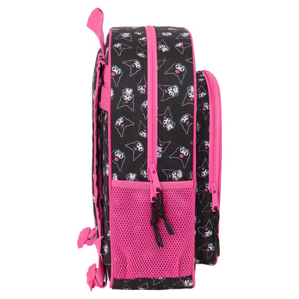 Mochila Kuromi Hello Kitty adaptable 38cm