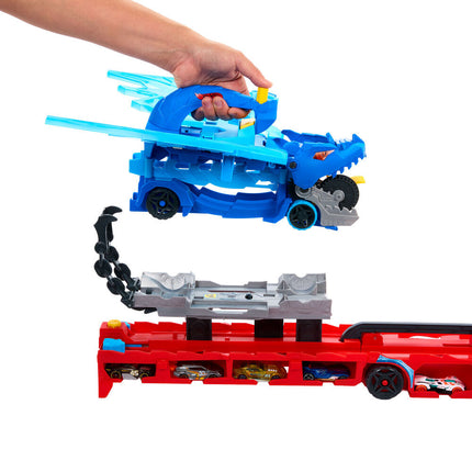 Pista City Dragon Transportador Hot Wheels