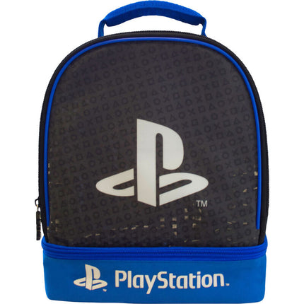 Bolsa Doble Portamerienda Logo Playstation