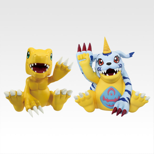 Figura Ichibansho Agumon Gabumon Clash of Light and Darkness Digimon Adventure 7cm