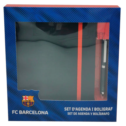 Set agenda boligrafo FC Barcelona