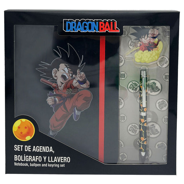 Set diario boligrafo llavero Dragon Ball