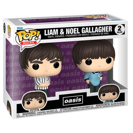 Blister 2 figuras POP Oasis Liam Noel Gallagher