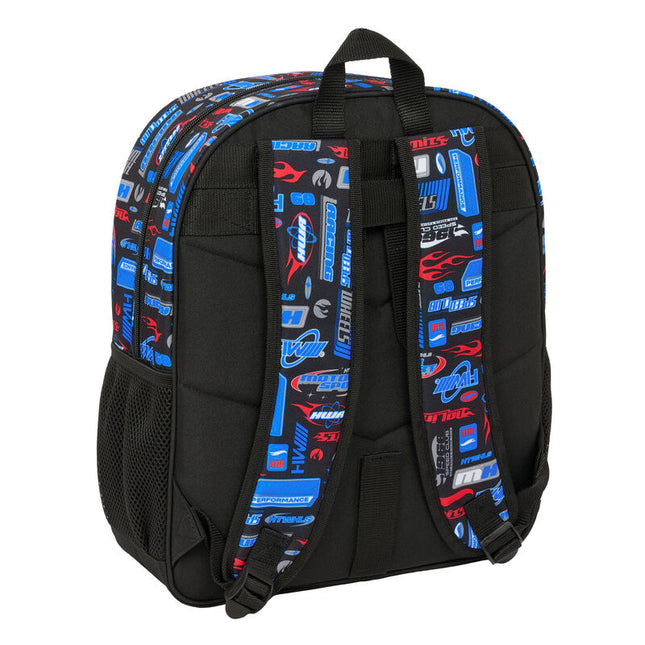 Mochila Hot Wheels 38cm adaptable