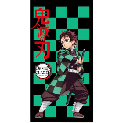 Toalla Tanjiro Kamado Demon Slayer Kimetsu no Yaiba microfibra