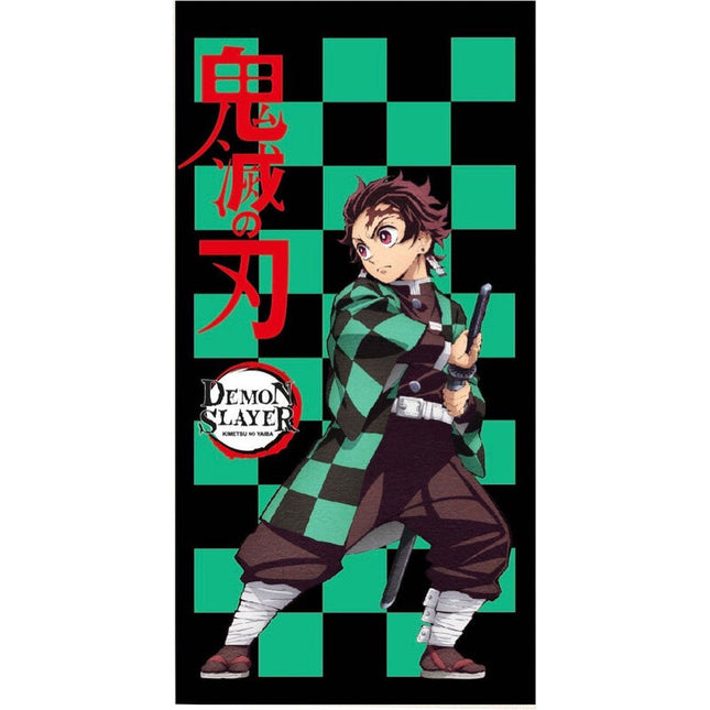 Toalla Tanjiro Kamado Demon Slayer Kimetsu no Yaiba microfibra