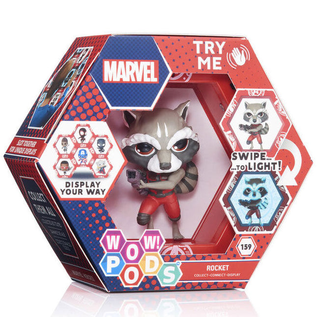 Figura led WOW POD Rocket Raccoon Marvel