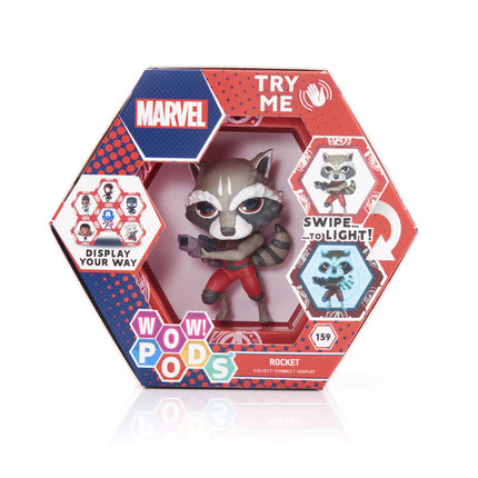 Figura led WOW POD Rocket Raccoon Marvel