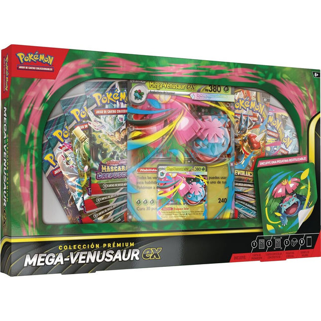 Blister Premium cartas Mega Venusaur Pokemon Latino