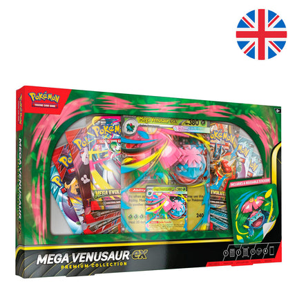 Blister Premium cartas Mega Venusaur Pokemon ingles