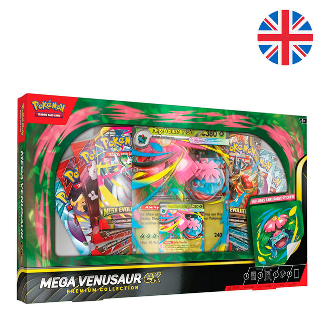 Blister Premium cartas Mega Venusaur Pokemon ingles