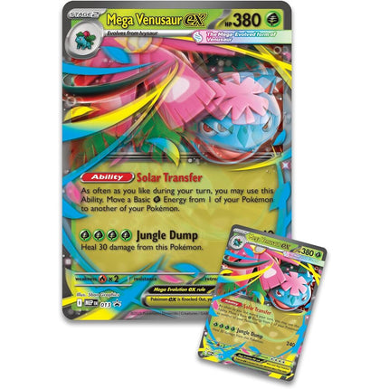 Blister Premium cartas Mega Venusaur Pokemon ingles