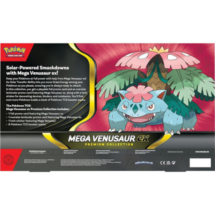 Blister Premium cartas Mega Venusaur Pokemon ingles