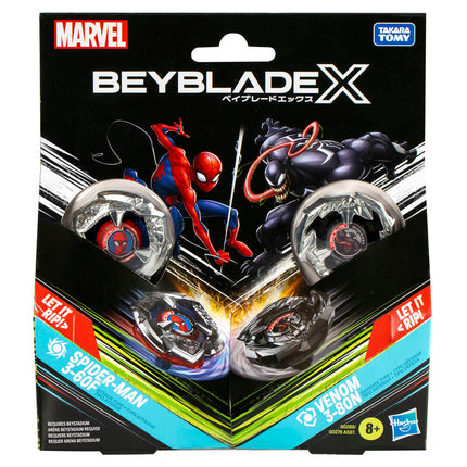 Kit inicial Beyblade X Marvel surtido