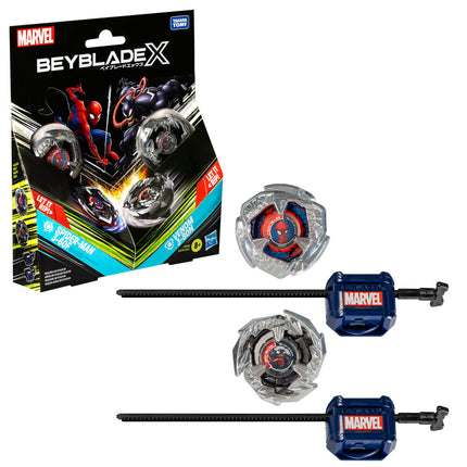 Kit inicial Beyblade X Marvel surtido
