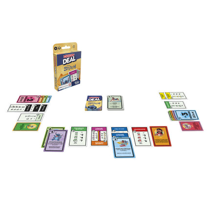 Juego Deal Monopoly Stitch Disney espanol