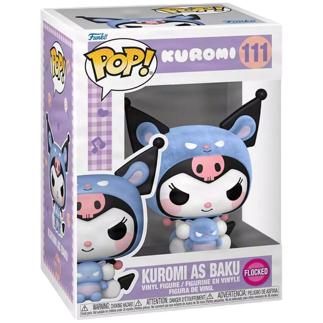 Figura POP Hello Kitty Kuromi As Baku Flocked