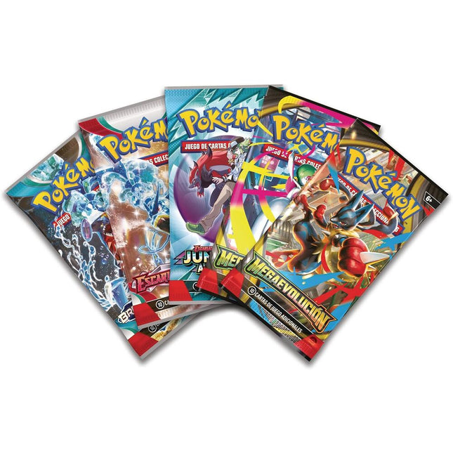 Blister cartas Mega Lucario Ex Pokemon espanol