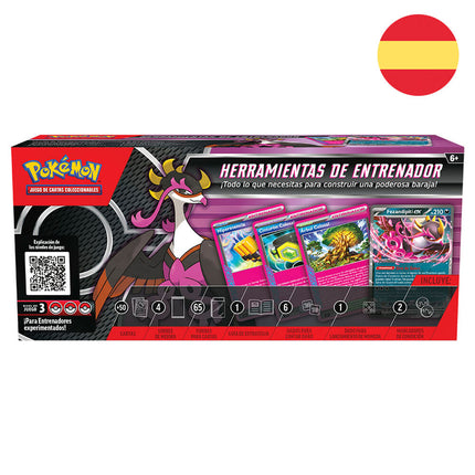 Estuche Kit Herramientas de Entrenador juego cartas coleccionables Pokemon espanol