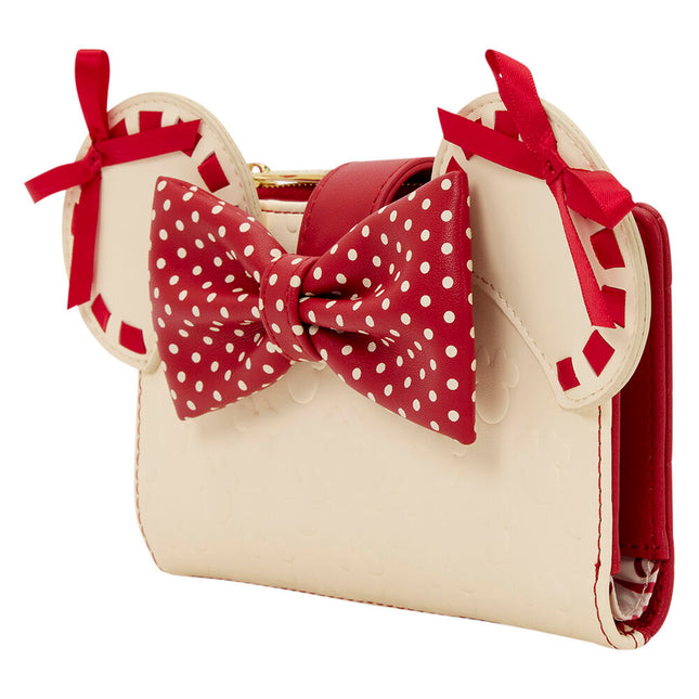 Cartera Rocks the Dots Coquette Minnie Mouse Disney Loungefly