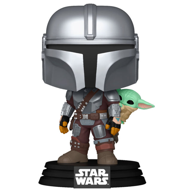 Figura POP Star Wars Mandalorian Grogu The Mandalorian with Grogu