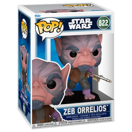 Figura POP Star Wars Mandalorian Grogu Zeb Orrelios