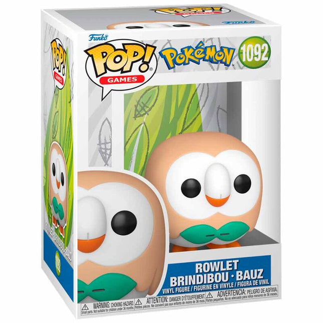 Figura POP Pokemon Rowlet Brindibou Bauz