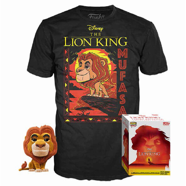 Set figura POP Tee Disney El Rey Leon Mufasa