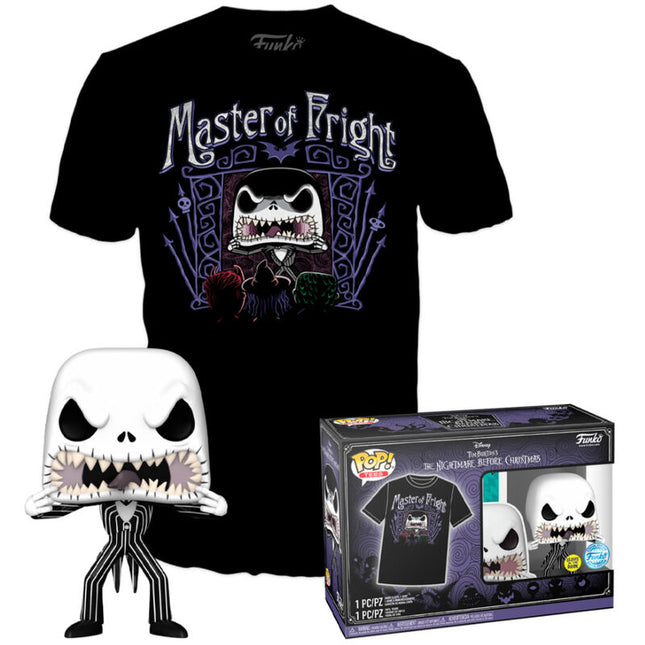 Set figura POP Tee Disney Pesadilla Antes de Navidad Jack Skellington Exclusive