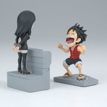 Figura Luffy Nico Robin World Collectable One Piece 10cm