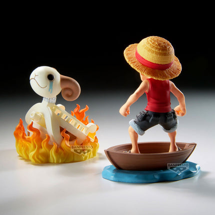 Figura Luffy Going Merry Log Stories One Piece 8cm