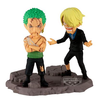 Figura Roronoa Zoro Sanji One Piece 8cm