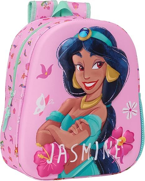 Mochila 3D Jasmine Aladdin Disney 33cm