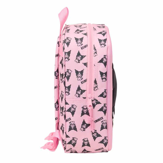 Mochila 3D Kuromi Hello Kitty 27cm