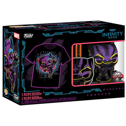 Set figura POP Tee Marvel Wakanda Forever Black Panther Exclusive
